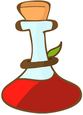 A red potion